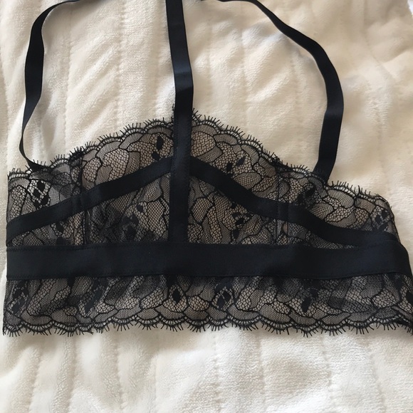 VERY SEXY Stappy Chantilly Lace Slip Bralette Top - Picture 4 of 8